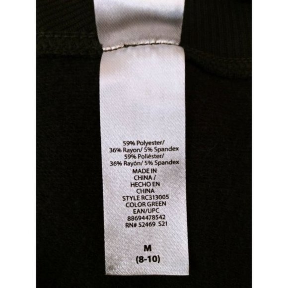 NWT‎ SIZE M Sofia Active Women's Fleece Pullover Top Double with Double V Neck - Picture 11 of 12